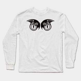 Abstract tribal tattoo with eye concept No. A10 Long Sleeve T-Shirt